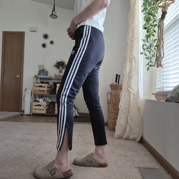 Adidas Originals Women’s 3-Stripes Track Pants • Black White • Size Small - Picture 1 of 8